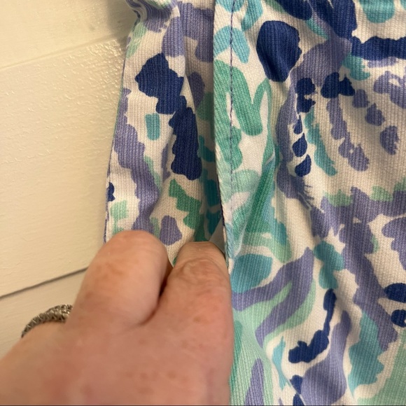 Lilly Pulitzer 5" BUTTERCUP SCALLOP HEM SHORT in Lilly’s Lilac Nice Ink Size 10 - Picture 5 of 13